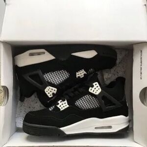 Kids Black and White Sneakers